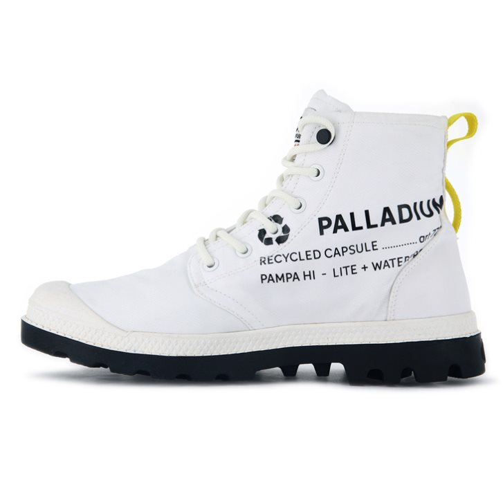 Palladium Pampa Recycle Waterproof+ 2 Men's Boots White | UK M495-DPY